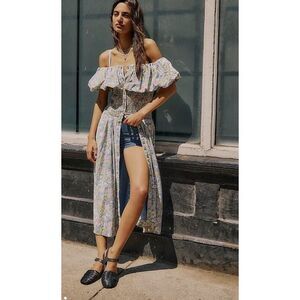 Free People Lewis Maxi Dress Size S